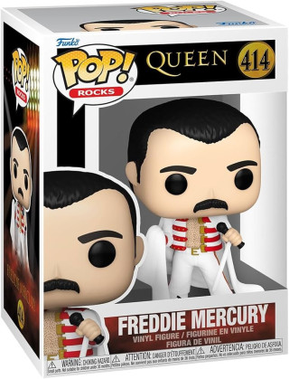 Bobble Figure Rocks - Queen POP! - Freddie Mercury #414 