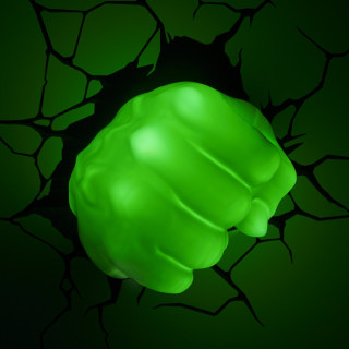 Lampa - 3d Led - Marvel - Hulk Fist 