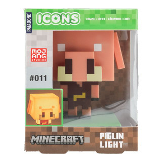 Lampa Paladone Minecraft - Piglin Icon Light 