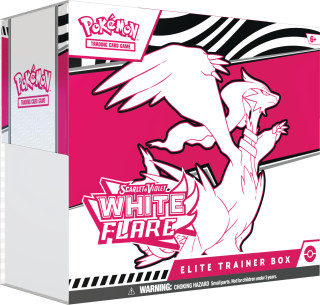 Društvena igra - Pokemon - TCG Scarlet & Violet - White Flare Elite Trainer Box 