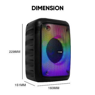 Zvučnik SonicGear AudioX Pro 500 HD RGB Bluetooth 