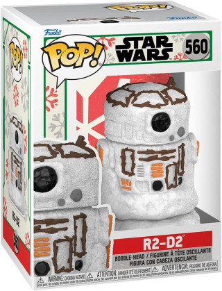 Bobble Figure Star Wars Holiday Pop! - R2-d2 