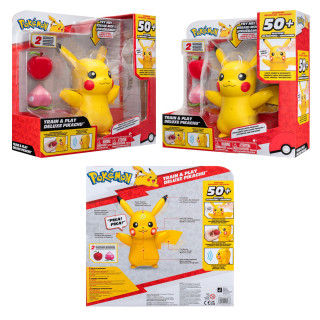 Action Figure Pokemon Deluxe - Pikachu - Train & Play 