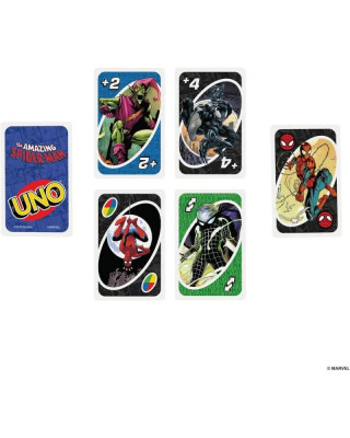 Board Game Mattel UNO - The Amazing Spiderman - Card Game 