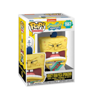 Bobble Figure Animation - SpongeBob Squarepants POP! - Krusty Krab Pizza SpongeB 