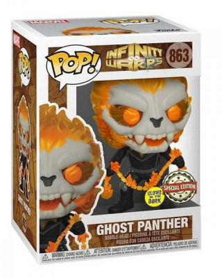 Bobble Figure Infinity Warps Pop! - Ghost Panther - Special Edition 