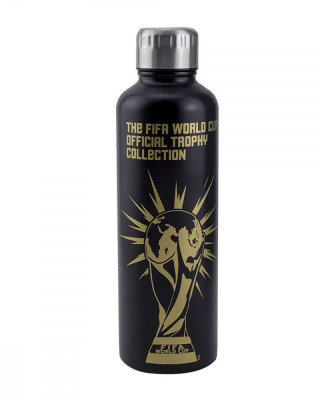 Boca Paladone FIFA World Cup - Black and Gold - Metal Water Bottle 