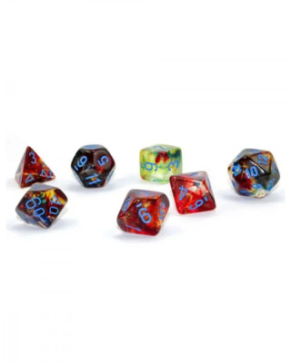 Kockice Chessex - Nebula - Luminary - Primary & Blue (7)
