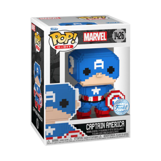 Bobble Figure Marvel - 8-Bit Captain America 