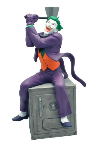 Statue DC Comics - The Joker on Safe Money Box 
