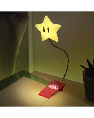 Lampa Paladone Super Mario - Super Star - Clip Light 