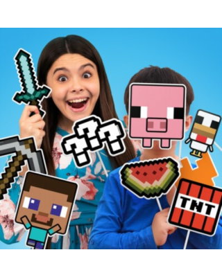 Nalepnice Paladone - Minecraft Photo Props Bumper Pack 