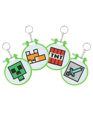 Privezak Paladone - Minecraft - Cross Stitch Charms - Set of 4 