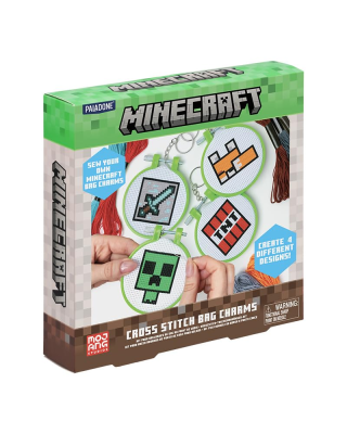 Privezak Paladone - Minecraft - Cross Stitch Charms - Set of 4 