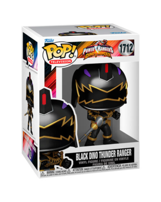 Bobble Figure Television - Power Rangers Dino Thunder POP! - Black Dino Thunder 