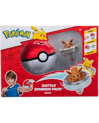 Pokemon Battle Spinner Pack - Eevee And Poke Ball 