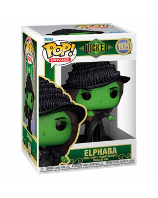 Bobble Figure Movies - Wicked POP! - Elphaba With Grimmerie #1925 
