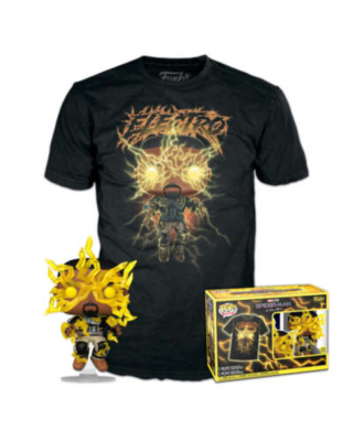 Set Bobble Figure Spider-Man No Way Home POP! & Tee - Electro - S 
