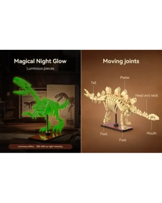 Cada Bricks Dinosaur Fossils - Velociraptor - 256Pcs 