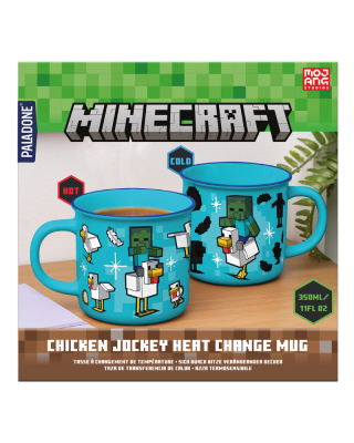 Šolja Paladone - Minecraft - Chicken Jockey Heat Change Mug 