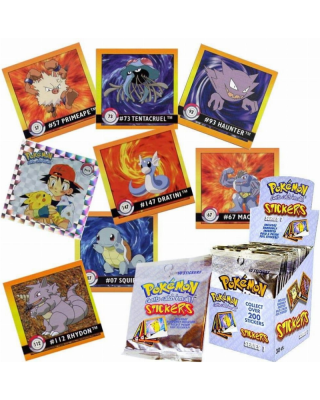 Društvena igra - Pokemon - TCG Series 1 - Stickers 