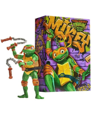 Action Figure Teenage Mutant Ninja Turtles Mutations - Comic Con - Michelangelo 