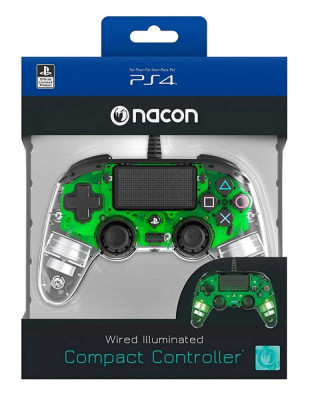 Gamepad Nacon Wired Illuminated Compact Controller - Light Green 