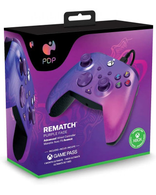 Gamepad PDP Rematch Purple Fade 