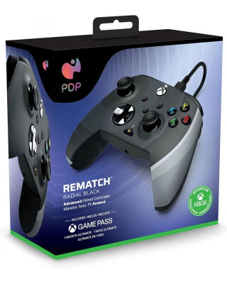 Gamepad PDP Rematch Radial Black 