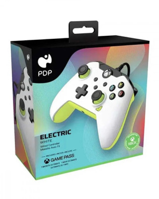 Gamepad PDP Wired Controller - Electric White - Yellow 