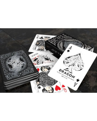 Karte Bicycle - Black Dragon - Playing Cards 