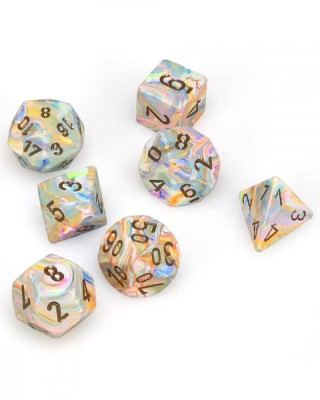 Kockice Chessex - Festive - Vibrant & Brown (7) 