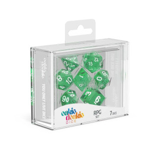 Kockice Oakie Doakie Dice RPG Set Speckled - Green (7) 