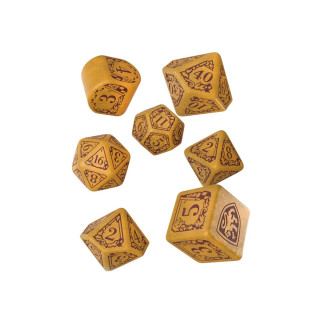 Kockice Q Workshop - Harry Potter - Gryffindor Modern Dice Set - Gold (7) 