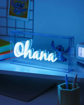 Lampa Paladone Disney - Stitch Ohana LED Neon Light
