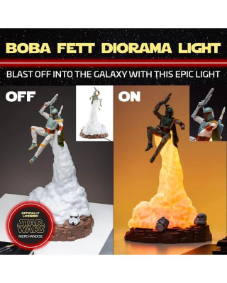 Lampa Paladone Star Wars - Boba Fett Diorama Light 