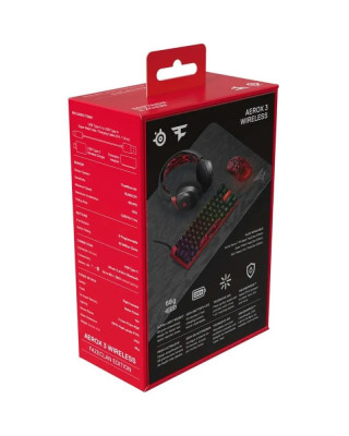 Miš SteelSeries AEROX 3 Wireless - Faze Clan Edition 