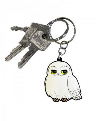 Privezak Harry Potter - Rubber Keychain - Hedwig 
