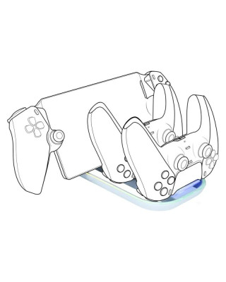 Punjač BigBan za PS5 Portal & DualSense - Triple Charger Station 