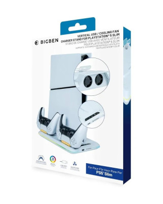 Punjač za Gamepad BigBen + Stalak sa kulerom za PS5 Slim 