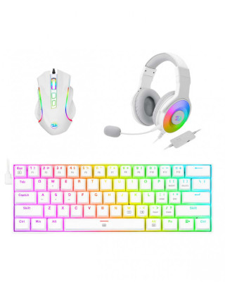 Tastatura Redragon Combo 3 in 1 - S129W - White 