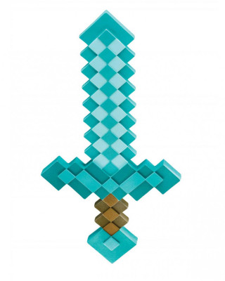 Replica Minecraft - Diamond Sword - Plastic 