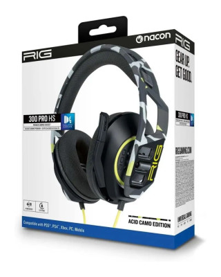 Slušalice Nacon RIG 300 Pro HS Wireless - Acid Camo 
