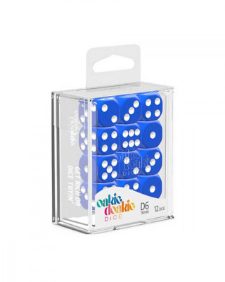 Kockice Oakie Doakie Dice D6 16 mm Solid - Blue (12)