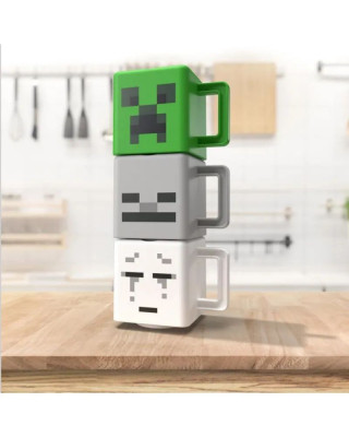 Šolja Paladone Minecraft - Set of 3 Stacking Mugs 