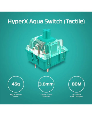 Tastatura HyperX Alloy Origins Core PBT - Aqua Tactile 