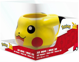 Šolja Pokemon - 3D Mug - Pikachu Head 