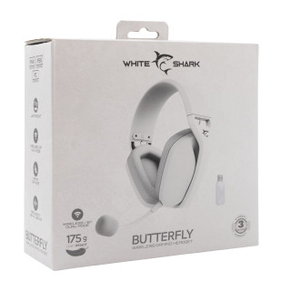 Slušalice White Shark Butterfly WGH 2442 White 