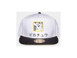 Kačket Pokemon - Snapback White 