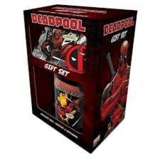 Set Deadpool - Gift Set - Mug, Coaster & Keychain 